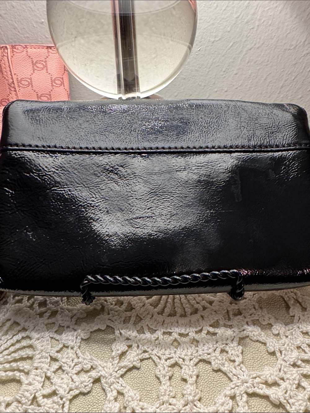 kate spade Flicker Monette Black Patent Leather Shoulder Bag - Picture 5 of 14